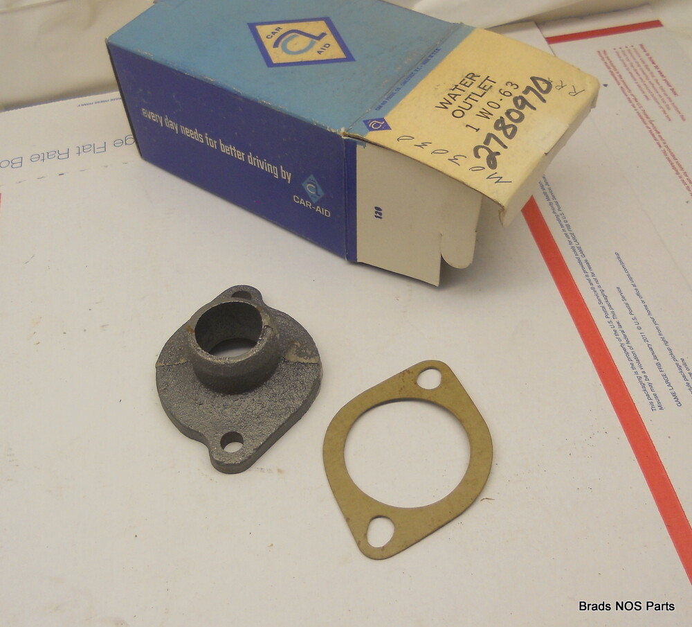 NOS/NEW MoPar 19671971 383/426/440 THERMOSTAT HOUSING cast w/gasket pn