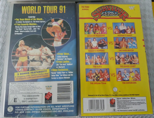 WWF WWE VHS Tape Bundle | Survivor Series | UK Rampage | World Tour 89/90 & 91 - Picture 5 of 7
