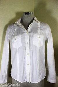 Louis Vuitton White Longsleeve Cotton Blouse Top Shirt sz. 40 4 5 6 | eBay