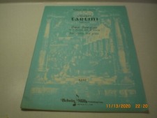Kalmus Solo Series No. 4394 Giuseppe Tartini 1692 - 1770 Two Sonatas Songbook