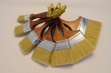 Image of Pure Bristle Mix Paint Brushes Wooden Handle Premium Quality Brush Various Sizes