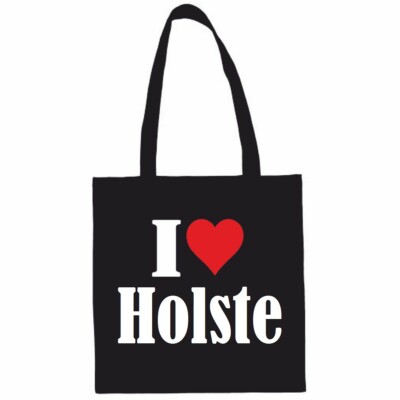 Tasche Beutel Baumwolltasche I Love Holste Geburtstag Geschenk Valentinstag Oste