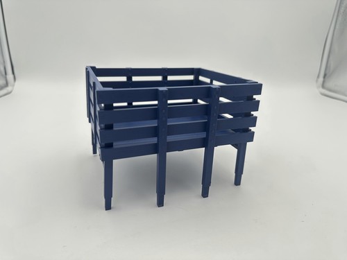 USA Trains Railroad Tie or Work Load Supply Crate Holder for Flat Car, G Scale - Picture 4 of 10