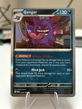 Pokémon Gengar Card 050/088 Holo Rare Ghost Pokémon TCG Perfect Order