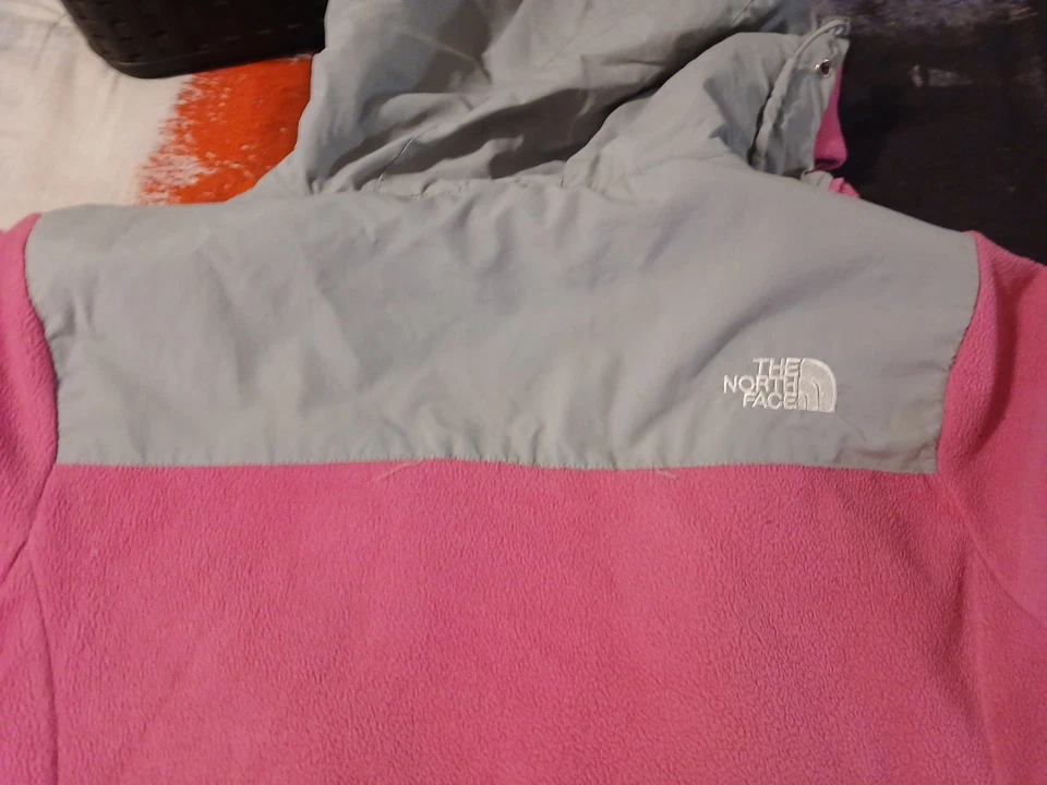 The North Face Denali Polartec Women's Fleece Jacket Pink/Grey - Image 3 of 4