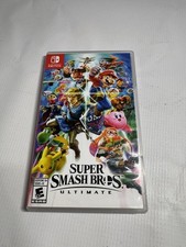 Super Smash Bros Ultimate Nintendo Switch Box Original Case ONLY No Game