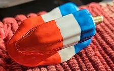 Nora Fleming Keep Cool Mini A279 Red White Blue Melting Popsicle 4th of July