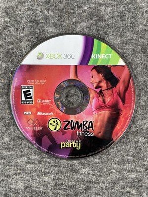 Zumba Fitness Join the Party Microsoft Xbox 360 Kinect Video Game NTSC Disc Only