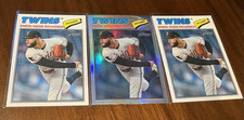 Topps Heritage Minnesota Twins MLB Card Lot 3 Woods Richardson SHORT PRINT