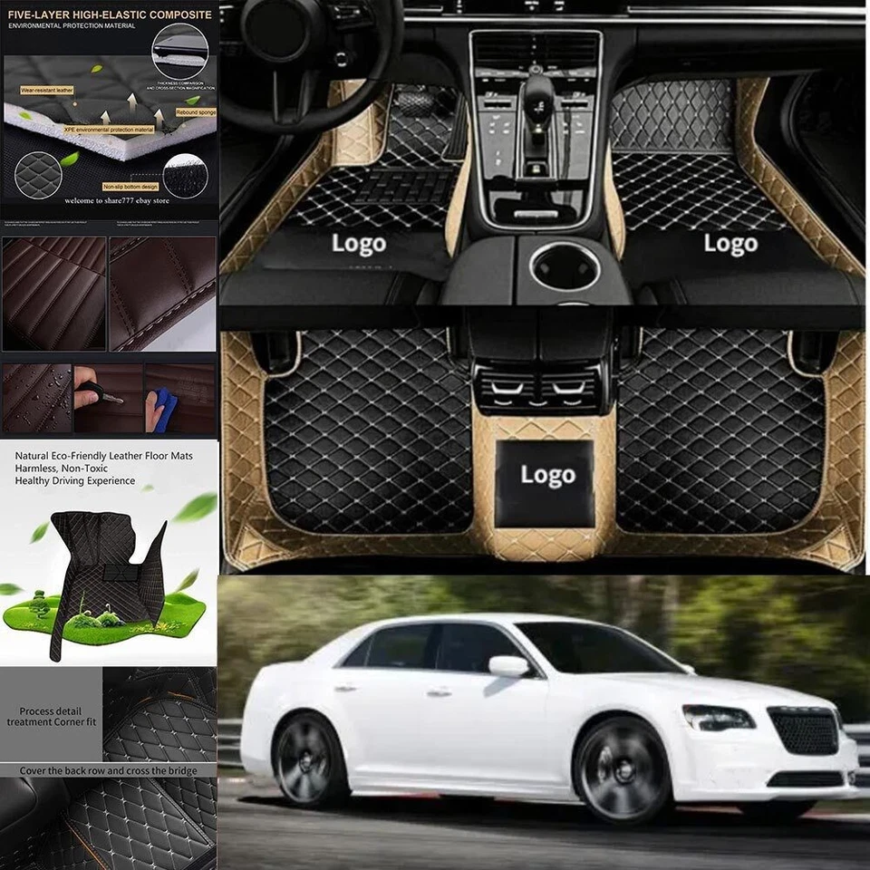 For Chrysler 300 300C 300S Luxury Custom Waterproof Carpets Auto Car Floor Mats — 第 4/4 张图片