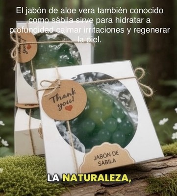 Handmade Aloe Vera Body Soap Bar 100g Oval Green Solid Scent Men Women
