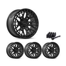6x139.7 20x9 Black Off-roadi7 Wheels Rims Set Of 4 For Nissan Armada Titan 6x139.7 20x9 Black Off-roadi7 Wheels Rims Set Of 4 For Nissan Armada Titan