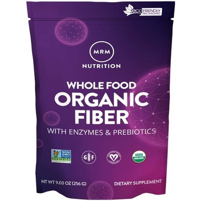 MRM Whole Food Raw Organic Fiber 9 Ounces Supports Digestive Health and Regul...