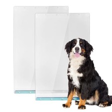 2 Pack XXL Large Dog Door Replacement Flaps 15"x23.5", Compatible with Ideal
