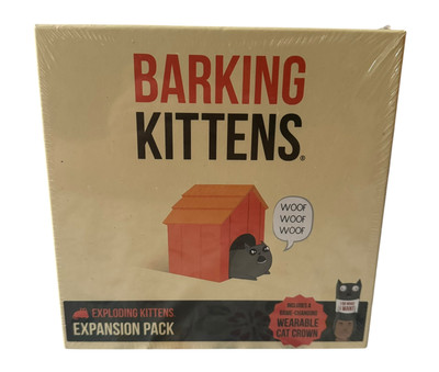 Barking Kittens, Exploding Kittens Expansion Pack # 3 Brand New SEALED