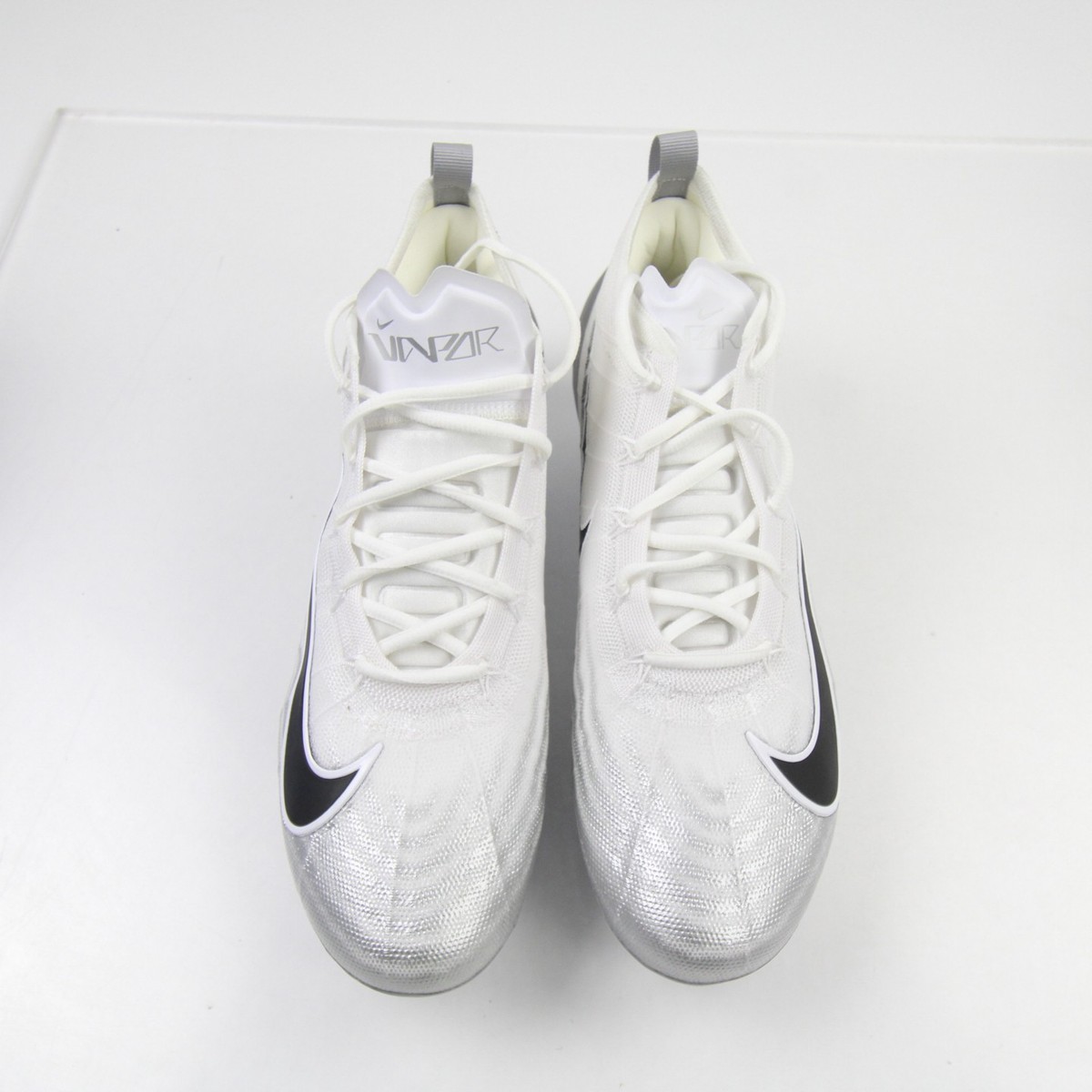Nike Vapor Pro 1 - Oregon Ducks Team Issued Size 10 White/Silver - NEW Oregon Ducks Nike Vapor Football Cleat Men main image 2