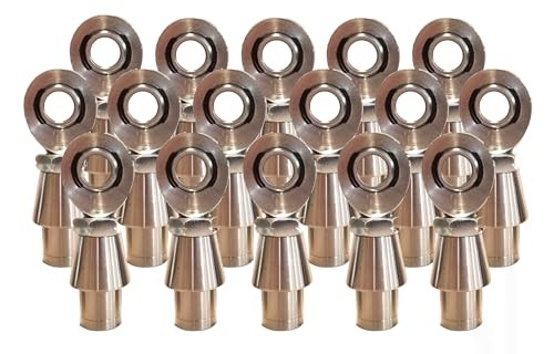 16pc 3/4" Bore Heim Joint Kit – LH/RH 3/4"-16 w/ 1" Inserts
