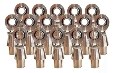 16pc 3/4'' Bore Heim Joint Kit   LH/RH 3/4''-16 w/ 1'' Inserts