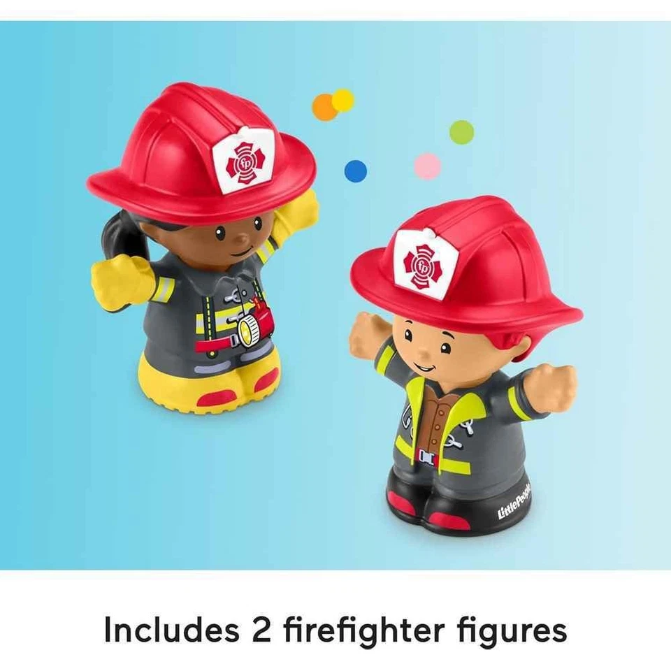 Camión de bomberos Fisher Price multicolor de juguete con luces, música y sonidos Foto 4 de 4