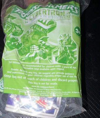 Hasbro Transformers Cybertron Burger King Toy Vintage 2005 Ages 3+