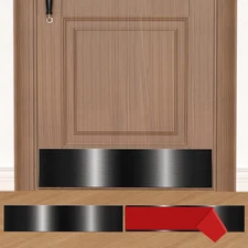 2 Sets 8 X 36" Door Kick Plate for Bottom of Door, Easy Self-Adhesive Durable Pr