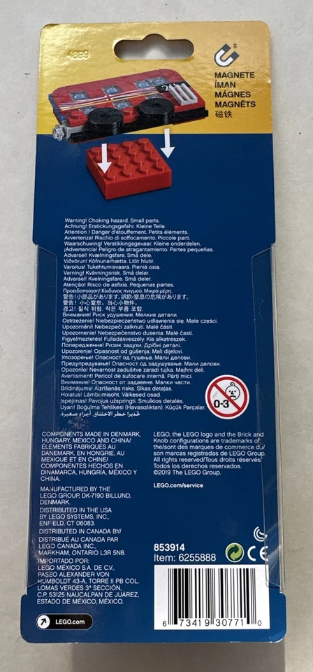 NEW LEGO Magnet 853914 2019 British London Double Decker Tour Bus Exclusive - Image 2 of 4