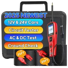 Autel PowerScan PS100 Power Circuit Probe Tester - 2025 12V 24V Car red 