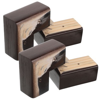 4 Pcs Schrankfüsse Holzfüsse Für Möbel Ersatzmöbelbeine Aus Sofabeine Naturholz