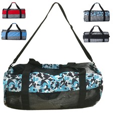 Heavy Duty Large Scuba Diving Mesh Gear Bag for Snorkel Swimming Surfing