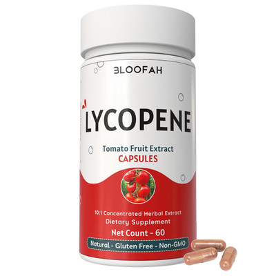 Bloofah Tomato Fruit Extract 10:1 Lycopene Supplement 500mg - 60 Count Herbal