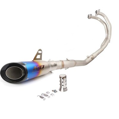 For Yamaha YZF R3 MT-03 2016-2025 Header Link Pipe Slip On Exhaust System Tips