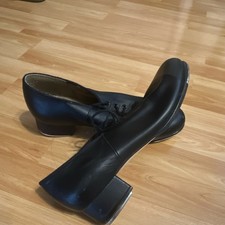 Black Lace-Up Tap Dance Shoes Low Heel Unisex MPN - BLOCH techno taps 2H