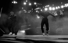 Rappers Pepa and Salt of Salt-N-Pepa performs at Kemper Arena in K- Old Photo 2
