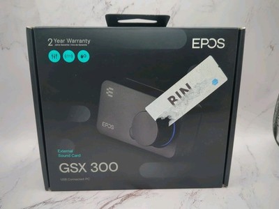 Epos GSX 300 External Computer Sound Card - NEW NEVER SEALED.