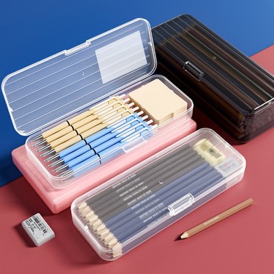 Transparent Dustproof Cosmetic Storage Box With Lid Makeup Organizer Case