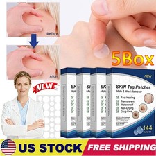 720pc Skin Tag Remover Patches Quick Effective Mole and Wart Pad Removal Sticker
