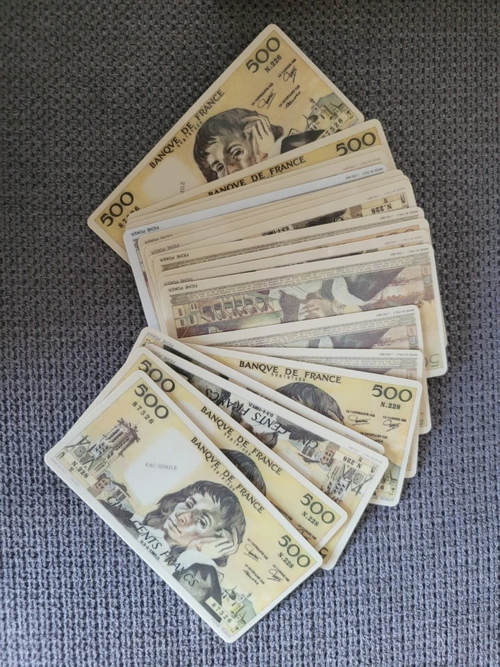 Old Game Box 114 Token Francs Ticket Vintage Poker Plug - Image 4 of 4