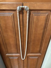 Vintage 52" 5-7mm White Cultured Freshwater Pearl Necklace 1970 s
