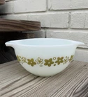 Vintage Pyrex SPRING BLOSSOM/CRAZY DAISY 441 Cinderella Mixing Bowl