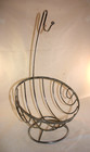 Chrome Banana Hanger/Fruit Bowl Basket Stand, Excellent Condition — photo 2