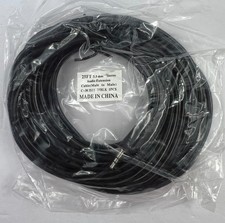 New 3.5mm TRS Stereo Male to Male 25 FT Extension Audio Patch Cable - Free Ship