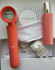 FOREO Peach 2 IPL Haarentfernungsger&auml;t + Cooling Gel + Zubeh&ouml;r Neuwertig