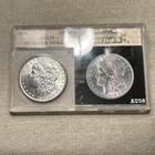 1896 P Morgan Dollar - Photo Certified Coin Institute PCI Vintage Picture Slab