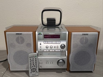 Sony CMT-EP707 Hi-Fi Radio Stereo Tape CD System w/ SS-CEP707 Speakers & Antenna