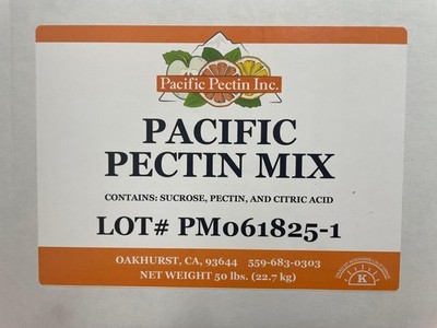 50lbs Pacific Pectin Mix For Full-Sugar Jams, Jellies, & Preserves Rapid-Setting