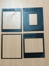 Durst Sixma 35 45 66 67 Format Masks blk border-M670/M707/M605 use with AN glass
