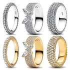 Wide Butterfly Ring Sterling Silver Pave Set Simulated Zirconia Jewelry