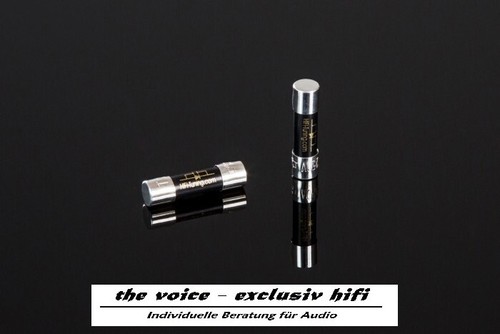 Hifi Tuning Sicherung - Supreme³ - jede Größe 5x20 / 6,3x32 mm  Gold/Silber Fuse - Picture 1 of 3