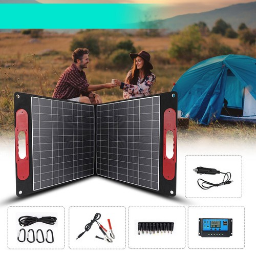 150W ETFE Foldable Solar Panel Kit Portable Solar Charger for RV Camping Home - Picture 2 of 17