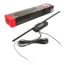 Klebeantenne Frontscheibe DIN Stecker AM FM Antenne mit 12V Verstärker für MAZDA